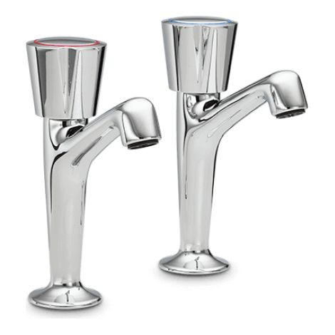 Heatrae Sadia Pack R Chrome Pillar Taps - Vented 95970516