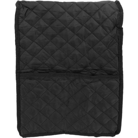 Housse de protection en tissu matelassé pour batteur de cuisine, noire (1/5)