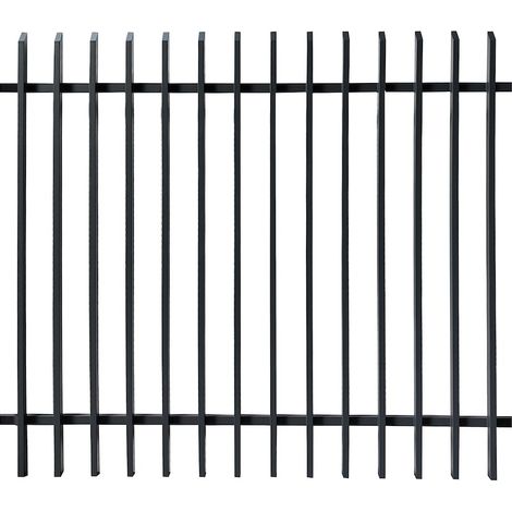Zaunmatte Porto anthrazit 2000x1800mm Aluminium