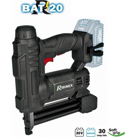 Agrafeuse/Cloueuse R-BAT20 20V - Avec Batterie 2A et Chargeur - Pratique et Puissante - D-Work