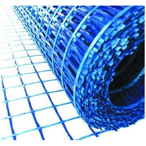 Rete per massetto cm.100h. X 50 mt in fibra di vetro colori misti df 1050709