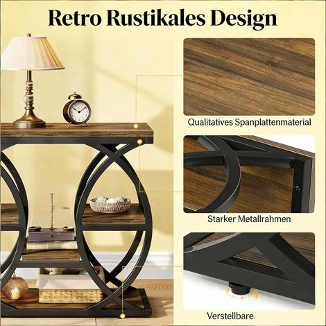 Table d'appoint robuste, table de nuit, table d'appoint pour salon, meuble d'appoint design (lot de 1) (1/5)