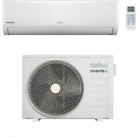 Daitsu Climatiseur Climatiseur Monosplit DR 9000 btu DS-9KIDR(W) Air Inverter R-32 Wi-Fi optionnel Classe A++