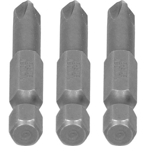 10 Stück 6 mm S1/4 Kreuzschlitzschraubendreher-Bit, elektrisch-magnetische Schraubendreherkopf-Ersatzteile (1/5)