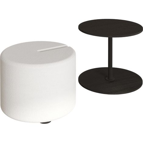 Ensemble table basse et pouf gigogne ORBIT (1/5)