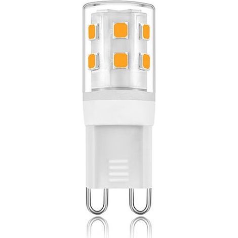 Ampoules LED G9 2W Blanc Chaud 2700K, Ampoules LED G9 280LM, Équivalent à une Ampoule Halogène 28W, Ampoules LED G9 pour Éclairage Domestique, Non-Flicker, AC 220-240V, Paquet de 5 (1/5)
