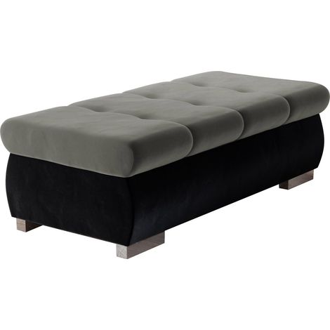 Banco tapizado Comfivo Nitor I, Magic Velvet 2219 + Magic Velvet 2217, 39x60x120cm, Diámetro: 0, Tapiz, Patas: Plástico, 0 (1/5)