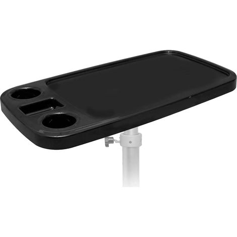 Table de bateau, matériau imperméable, porte-gobelets intégrés, Noir (1/2)