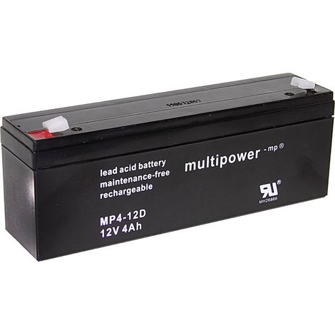 Batteria VRLA AGM 12V 4AH MP4-12D Embassy 195x47x70h/76H