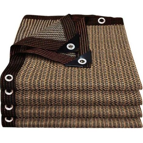 Filet d'ombrage, auvent de pergola, protection solaire pour toiture de terrasse, blocage UV 80 %, filet d'ombrage extérieur, 3 x 4 m (1/5)