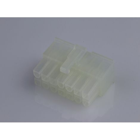 Molex Buchsengehäuse-Kabel Polzahl Gesamt 14 Rastermaß: 4.2 mm 39012140 1 St. Bag