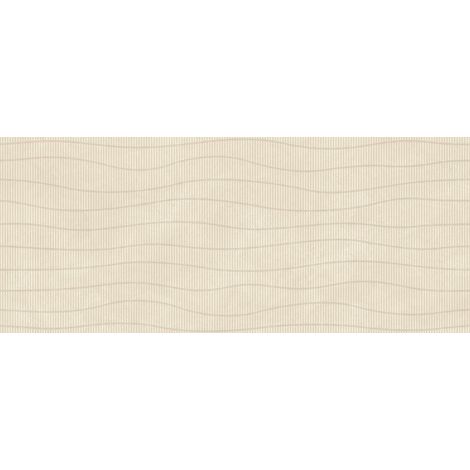 Carrelage effet Béton Beige Chanvre Flow 120x50x0,85 cm Mat Talvoro - Mur intérieur (vendu par carton de 1,8 m²) - RO'MA CARRELAGE (1/4)