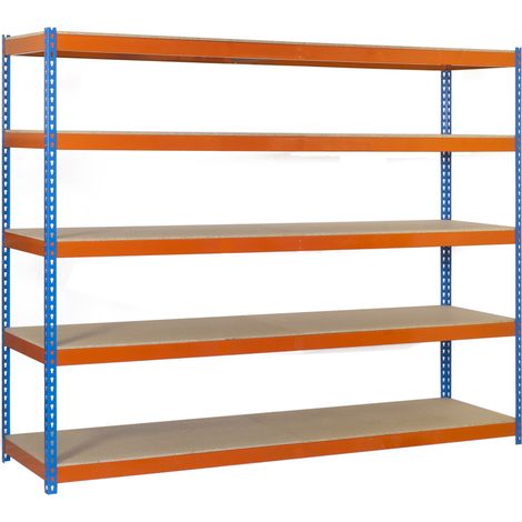 Simonrack Scaffale metallico galva legno 5 livelli
