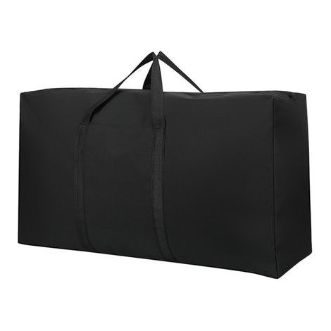 Lot de 2 Sacs de Rangement Pliables en Tissu Oxford Imperméable avec Poignées et Fermeture Éclair – Pour Vêtements, Couettes, Couvertures et Déménagement (1/5)