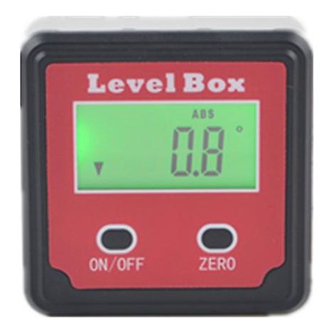 inclinomtre,lytool Inclinometre Numerique Magnetique 2 180 Niveau Numrique Lectronique,rapporteur D'angle Numrique, Lcd Et Rtroclairage, Pour M (1/5)
