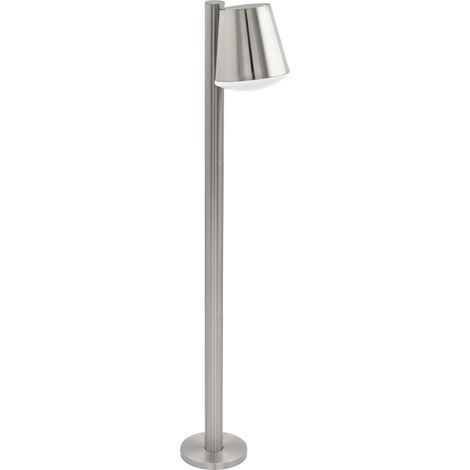 Lampadaire EGLO 33563 Crosslink CALDIERO-C en acier inoxydable L:24cm l:14cm H:96,5cm dimmable IP44 avec fonction Connect