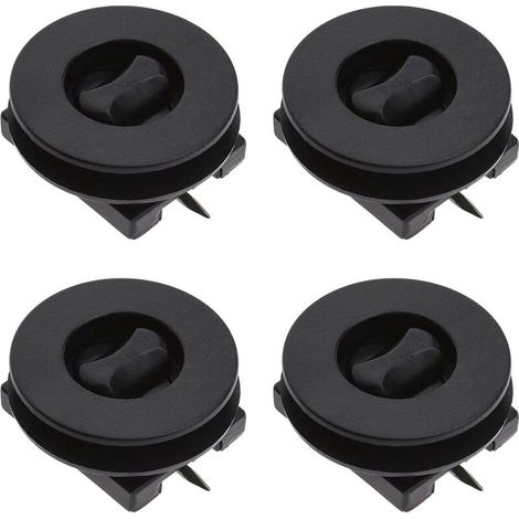 4 piezas de sujetadores de alfombrillas para coche, hebilla giratoria antideslizante, clip de plástico, abrazaderas de montaje de doble capa, soportes