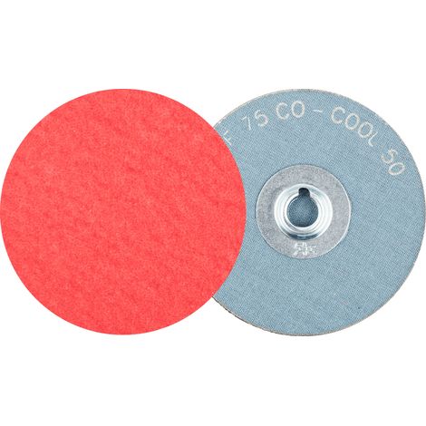 PFERD TOOLS COMBIDISC Keramikkorn Mini-Fiberscheibe CDF Ø 75 mm CO-COOL50 für Stahl und Edelstahl 50 Stk (1/4)