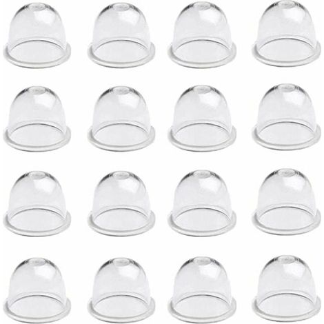 16 Stück Vergaser-Ansaugballenpumpe, 19 mm Kraftstoff-Ansaugballen, für Trimmer, Freischneider, Rasenmäher, Kettensäge (1/5)