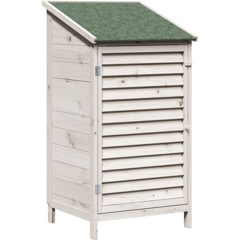 Cobertizo de Jardín Blanco 59 x 56 x 113,5 cm vidaXL