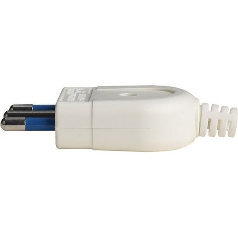 Spina Elettrica 2P+T 16A 250V Max 1500W Bianco