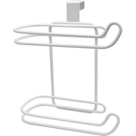 Metallener Toilettenpapierhalter ohne Bohren, U-förmiger Toilettenpapierhalter (1/5)