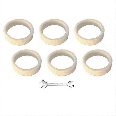 Set mit 6 Ersatzfilzscheiben für Espressomaschinenmahlwerke - Kompatibel mit den Modellen BES870/BES878/BES880/BES980 (1/5)