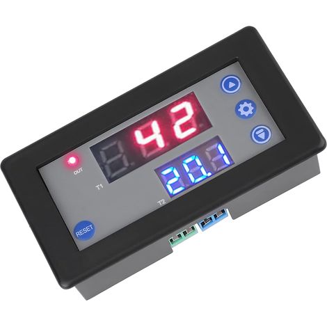 Module relais temporisé Zunate 12 V, minuterie numérique à double (1/5)