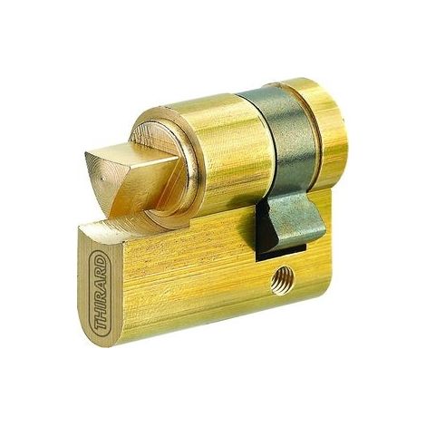 Mezzo cilindro triangolo interno THIRARD - Ottone - Femmina - 30x10 mm - 053009
