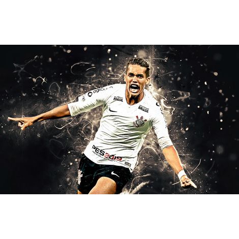 Papier peint panoramique Football - Joueur de Foot - 130 cm x 81 cm (1/2)