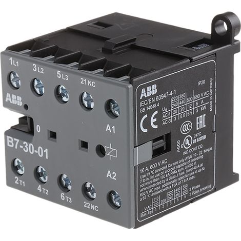 Mini Contateur 5.5kW-3P+1NF-220-240Vac GJL1311001R8010 ABB 09810 (1/3)