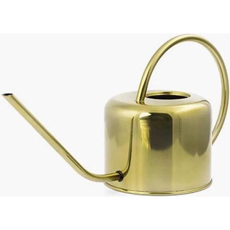 Kikkerland Annaffiatoio vintage dorato 1,2 litri in acciaio inossidabile