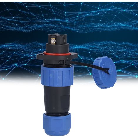 IP68 wasserdichter Luftfahrtstecker mit lötfreiem Flansch LP20, lötfreier Stecker/Buchse-Mehrleiter-Klemmenblock, 250 V, Φ6-12 mm², 4 Leiter (1/5)