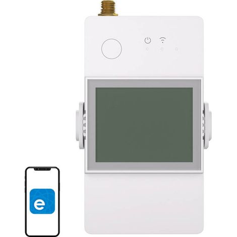 SONOFF Smart Energiezähler Mit Stromstatistiken, Fernbedienung