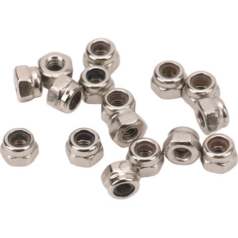 Kit de 40 écrous antivol de roue RC en fer M2.5 hexagonaux pour voiture tout-terrain Traxxas 1/18 (1/5)