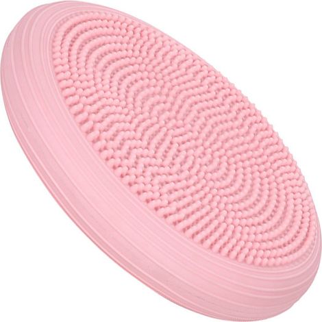 Coussin Gonflable Flexible Épais Portable Disque d'Équilibre pour Renforcement Musculaire Enfants Adultes Rose (1/4)
