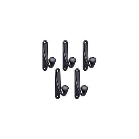 Ganci appendiabiti a vite da parete, set da 5 pezzi minimalisti, robusti ganci da parete in lega di zinco per porte, corridoi, camere da letto e bagni - Crezuo (1/4)