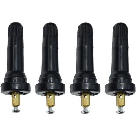 Pair Lntyq Lot de 4 tiges de valve de capteur de pression des pneus TPMS, système de surveillance de la pression des pneus de valve TPMS, capteur de système de surveillance de la pression des pneus (c