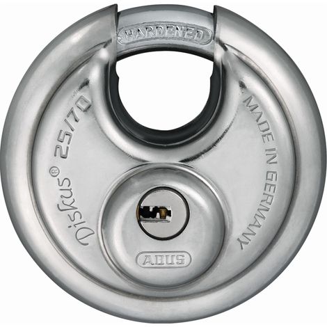 ABUS Vorhangschloss Diskus 25/70 Lock-Tag Edelstahl (1/5)