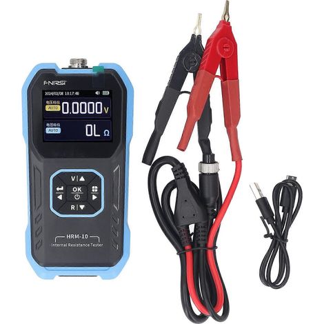 Batteriespannungsprüfer mit hoher Genauigkeit 0‑±100 V DC 0‑200 Ω Batterie-Innenwiderstandsmessgerät