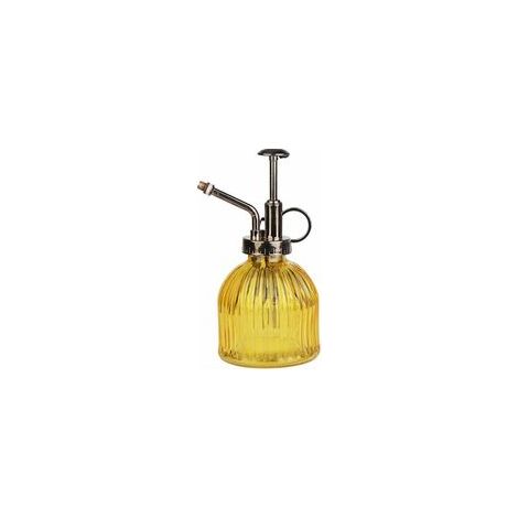 Pulvérisateur à pression vintage pour plantes et bonsaï, arrosoir de jardinage intérieur, jaune –