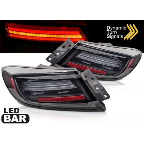 Paire de feux arriere Toyota GR86 21- led Bar Noir (1/5)
