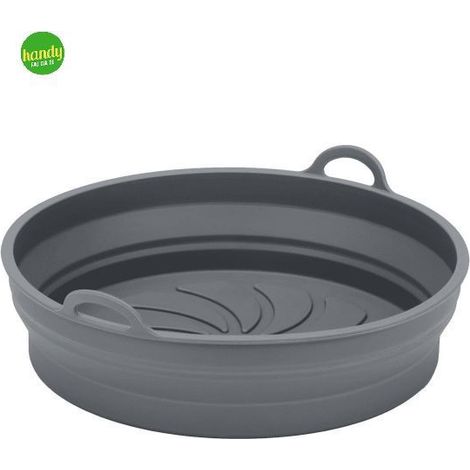 Stampo pieghevole Metaltex rotondo in silicone grigio (1/5)