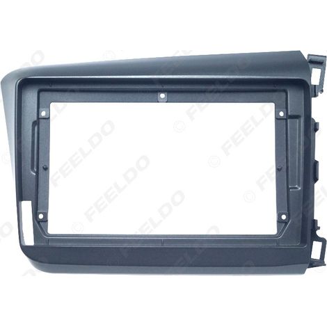 Cadre polyvalent pour panneau de navigation Honda Civic 2012-2015, cadre de mise à niveau du système audio, panneau droit en titane de 9 pouces.