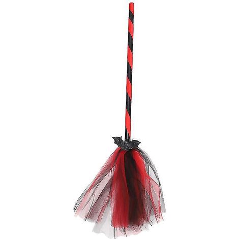 Balai décoratif (1 pièce) pour Halloween, cadeau idéal (1/3)