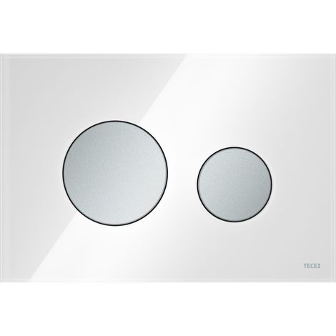 TECE WC Betätigungsplatte TECEloop Glas für Zweimengentechnik, (1/4)
