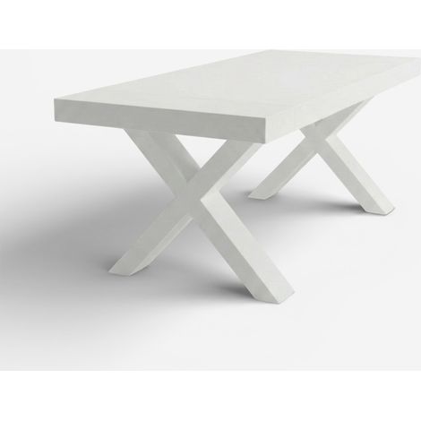 Tavolo da pranzo allungabile in legno 12 persone 180/280x90 Arezzo - Frassino