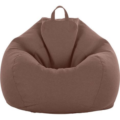 Sofabezug, Bezug für Liegesofas, Stoffbezug für Sessel, Stuhlbezug ohne Füllung, Pouf-Sitz, Laminierte Tatami-Wohnzimmermöbel (Braun, 60x75cm) (1/5)