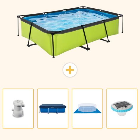 Exit-toys Piscine Exit Rectangulaire - 300x200x65 cm - 5-pièces S248 (1/5)