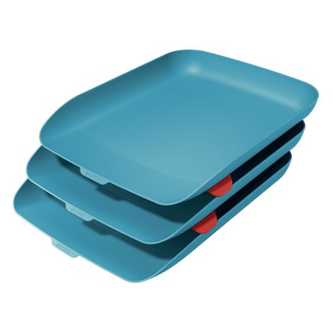 Briefablage Cosy DIN A4 Polystyrol Farbe: blau 3 St./Pack. (1/5)